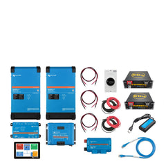 Complete Mobile Solar Kit for 30 Amp RVs - 120/240V Output / 48VDC 2,000W of Solar PV [Kit-V0002]