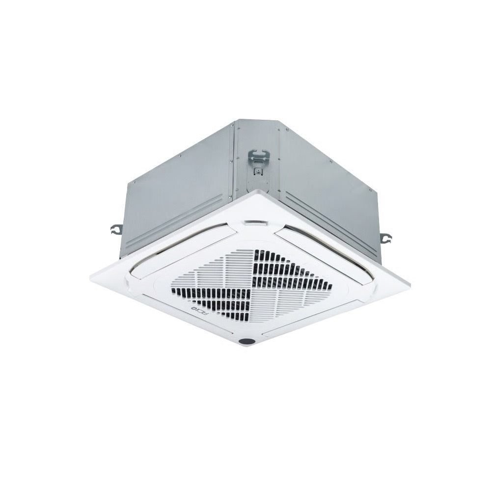 55,000 BTU ACiQ Standard 22 SEER2 5 Zone Ceiling Cassette Mini Split Heat Pump System - R454B | 230V - 9 + 9 + 9 + 12 + 24 - ES-55Z-M6C / ACIQ-09CC-3 / ACIQ-12CC / ACIQ-24CC  Mini Split Systems Direct