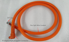 RUiXU Lithi2-16 battery 1/0 AWG cable | Orange+ Black