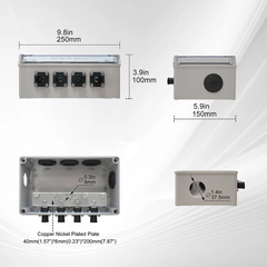 RUiXU RX9MP Busbar for Lithi2-16 | 800A