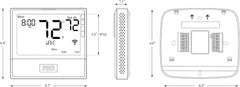 Free Pro1 IAQ T855iSH WiFi Thermostat, 7 Day Programmable, Stages 4 Heat/2 Cool ($176.00 Value)