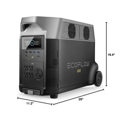 EF ECOFLOW DELTA Pro Extra Battery 3600Wh, 2.7H to Full Charge, Battery Backup for Home Use, Blackout, Camping, RV