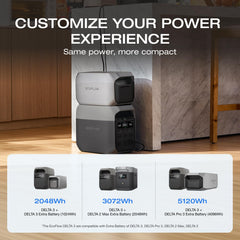 EF ECOFLOW Solar Generator DELTA 2 with 160W Solar Panel, LFP(LiFePO4) Battery, Fast Charging, Portable Power Station for Home Backup Power, Camping & RVs