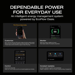 EF ECOFLOW Solar Generator DELTA 2 with 160W Solar Panel, LFP(LiFePO4) Battery, Fast Charging, Portable Power Station for Home Backup Power, Camping & RVs
