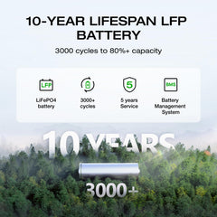 EF ECOFLOW Solar Generator DELTA 2 with 160W Solar Panel, LFP(LiFePO4) Battery, Fast Charging, Portable Power Station for Home Backup Power, Camping & RVs