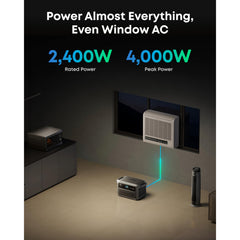 Anker SOLIX C2000 Gen 2 Portable Power Station, 2,400W (Peak 4,000W) Solar Generator, Full Charge in 58 Min, 2048wh LiFePO4 Battery for Home Backup, Power Outages, and Camping (Optional Solar Panel)