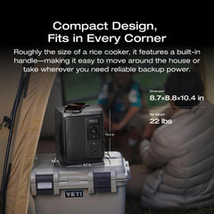 EF ECOFLOW Portable Power Station DELTA 2, 1024Wh LiFePO4 Battery, 1800W AC/100W USB-C Output, Solar Generator for Home Backup Power (Solar Panel Optional), Camping & RVs (AC Cable Included)