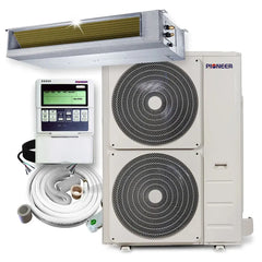 Pioneer® 48,000 BTU 15.1 SEER2 Ceiling Concealed Ducted Mini-Split Inverter+ Air Conditioner Heat Pump System Full Set 230V - RYB048GMFILDBD-RYB048GMFILDBD-10-RYB048GMFILDBD-16-RYB048GMFILDBD-25-RYB048GMFILDBD-33  Mini Split Systems Direct