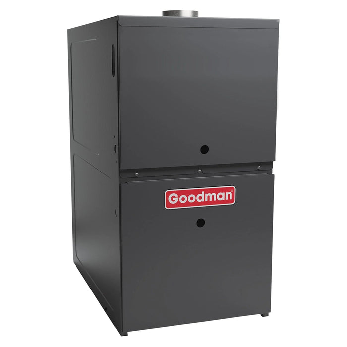 Goodman 5 Ton 17.0 SEER2 R-32 Dual Fuel System | GZV7SA6010 | CAPEA6030C3 | GRVT801005CN | 21" Cabinet Width Upflow/Downflow Coil | 100,000 BTU/h 80.0% AFUE Downflow Natural Gas Two-Stage Furnace