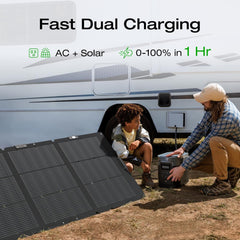 EF ECOFLOW Portable Power Station DELTA 3 Max, 2048Wh LiFePO4 Battery, Solar Generator (Solar Panel Optional), 3400W X-Boost Output, Ultra-Fast 0-80% Charging in 1.13 Hr, Home Backup & RV Camping