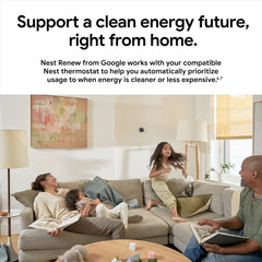 Google Nest Learning Thermostat - Programmable Smart Thermostat for Home - 3rd Generation Nest Thermostat - Works with Alexa