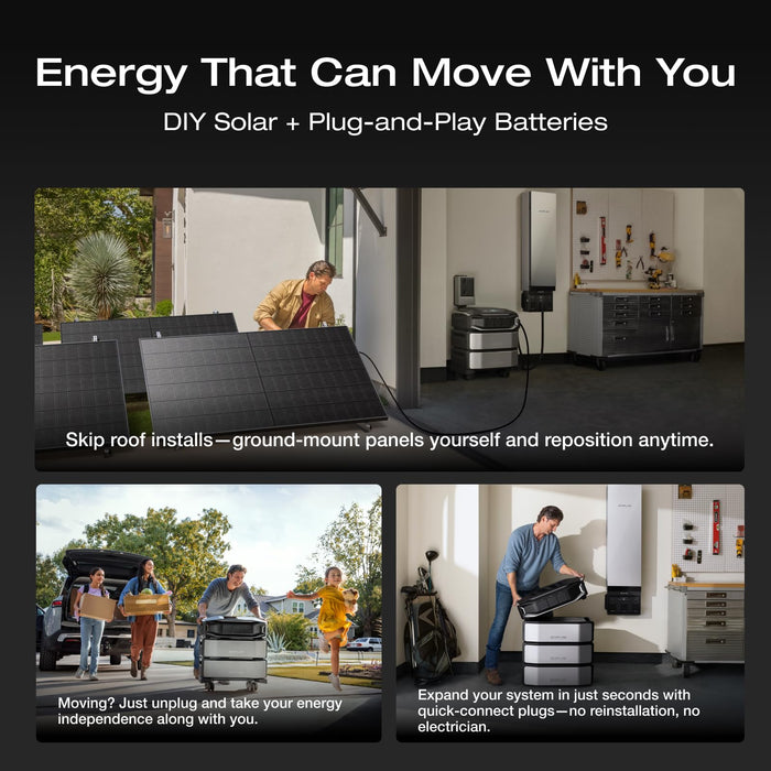 EF ECOFLOW Extra Battery for Delta Pro Ultra X, Expandable to 180kWh, Lifepo4 Battery for Home Backupm & Emergency