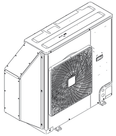 Daikin Single Fan Snow Hood/Hail Guard Kit - VRVQA-SH-SF