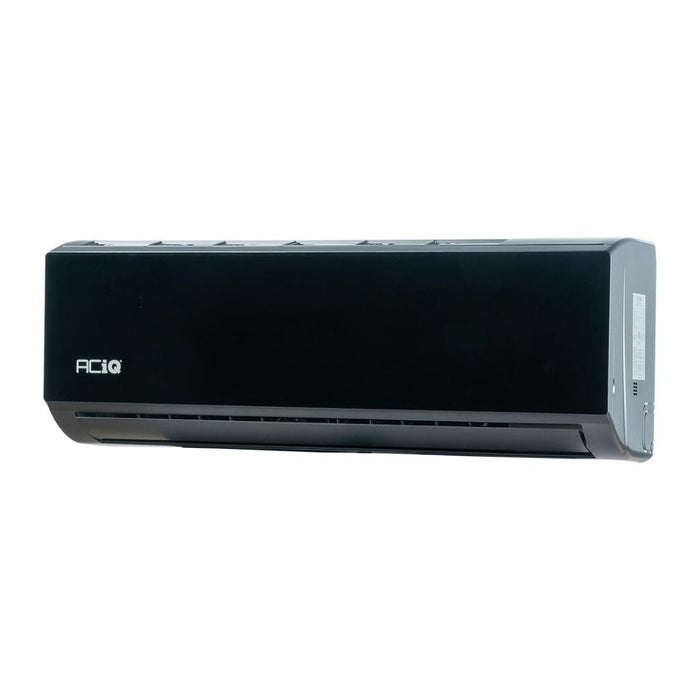 9,000 BTU 19 SEER2 ACiQ Essentials Single Zone Wall Mounted Mini Split System - Black w/ WiFi - 115V| R454B - ACIQ-K09Z-HP115B / ACiQ-K09W-BL-HP115B  Mini Split Systems Direct