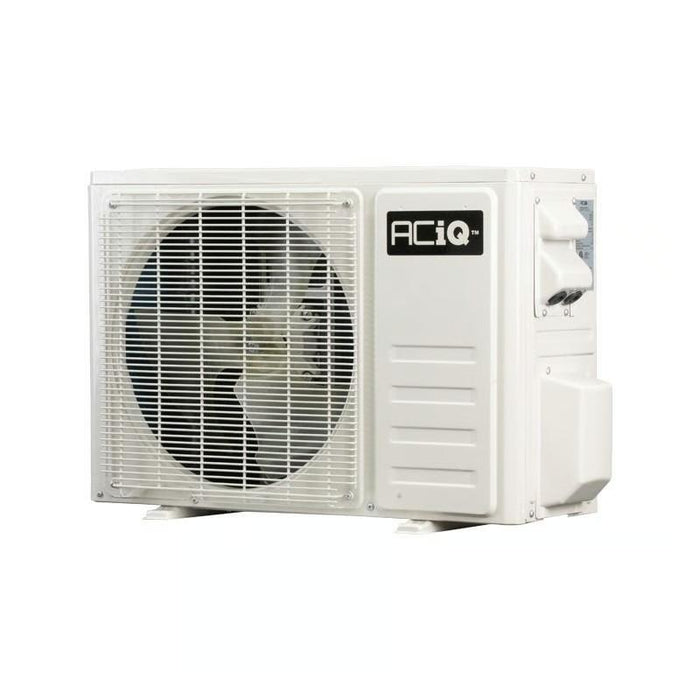 9,000 BTU 19 SEER2 ACiQ Essentials Single Zone Wall Mounted Mini Split System - Black w/ WiFi - 115V| R454B - ACIQ-K09Z-HP115B / ACiQ-K09W-BL-HP115B  Mini Split Systems Direct