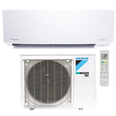 9,000 BTU 21 SEER2 Daikin Oterra Series Wall Mounted Single Zone Ductless Mini Split Heat Pump Air Conditioner - 230V | R32- Wi-Fi Enabled - RXF09BVJU9 / FTXF09BVJU9  Mini Split Systems Direct