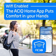 9,000 BTU 28.1 SEER ACiQ Extreme Series Single Zone Wall Mount Mini Split System - WiFi Enabled - R454B