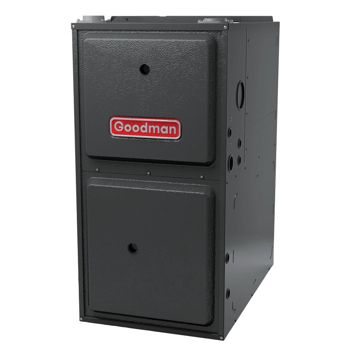 Goodman 5 Ton 16.5 SEER2 R-32 Dual Fuel System | GZV7SA6010 | CAPEA6030D3 | GDVT960804CN | 24½" Cabinet Width Upflow/Downflow Coil | 80,000 BTU/h 96.0% AFUE Downflow/Horizontal Natural Gas Two-Stage Furnace