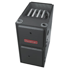 Goodman 5 Ton 16.5 SEER2 R-32 Dual Fuel System | GZV7SA6010 | CAPEA6030D3 | GDVT960804CN | 24½" Cabinet Width Upflow/Downflow Coil | 80,000 BTU/h 96.0% AFUE Downflow/Horizontal Natural Gas Two-Stage Furnace