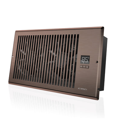 AC Infinity AIRTAP T6, Quiet Register Booster Fan System, Bronze, for 6” X 12” Registers - AC-RBF62-B  Mini Split Systems Direct