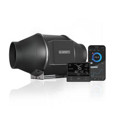 AC Infinity CLOUDLINE PRO T4, Quiet Inline Duct Fan System With Temperature Humidity Vpd Controller, 4-Inch - AI-CLT4  Mini Split Systems Direct