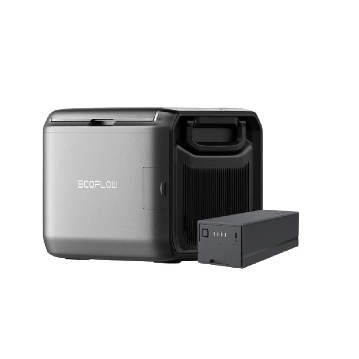 EF ECOFLOW GLACIER Classic 55L Portable Fridge Freezer with Battery, 39H Cooling Car Refrigerator, Battery Powered with App Control, 6 Charging Options, Fast&Quiet Electric Cooler for Camping, RV - B0FS6T2539-B0FS68S9V6  Mini Split Systems Direct