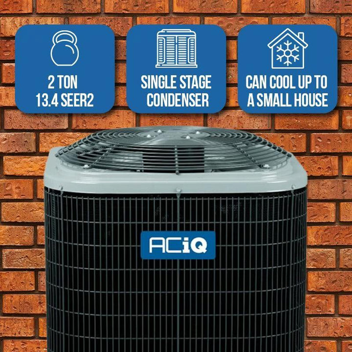 ACIQ 2 Ton 13.4 SEER2 Central Air Conditioner Condenser - R454B Single Stage - R5A4S24AKANA  Mini Split Systems Direct