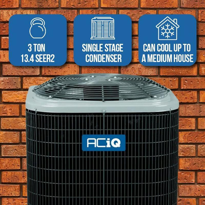 ACIQ 3 Ton 13.4 SEER2 Central Air Conditioner Condenser - R454B Single Stage - R5A4S36AKANA  Mini Split Systems Direct