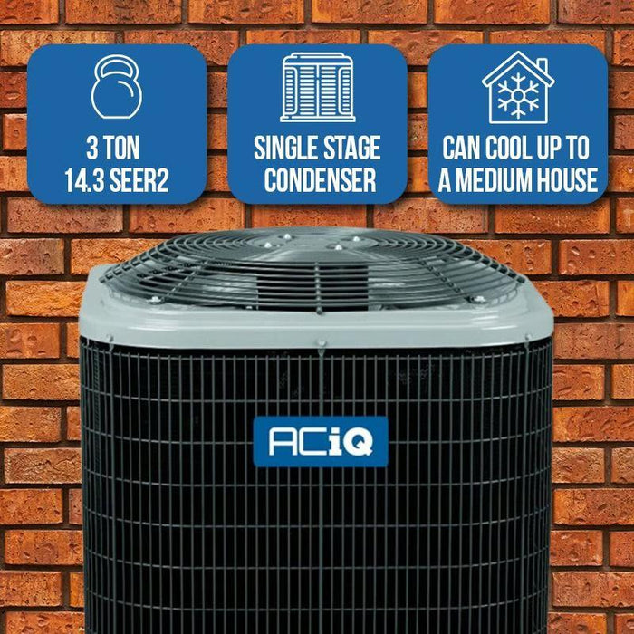 ACIQ 3 Ton 14.3 SEER2 Heat Pump Condenser - R454B Single Stage - R5H5S36AKAAA  Mini Split Systems Direct