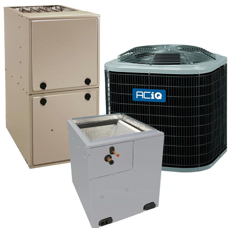 ACiQ 2 Ton 13.4 SEER2 92% 60,000 BTU Furnace & AC System - R454B Upflow / Downflow - R5A4S24AKANA / EVD5X24M17A / R92MSN0601714A  Mini Split Systems Direct