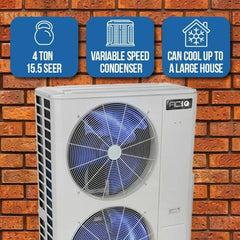 ACiQ 4 Ton 15.5 SEER2 Air Conditioner Split System - R410A Inverter - Multi-Positional