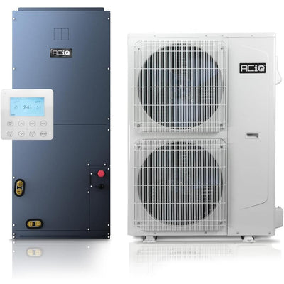 ACiQ Essentials 5 Ton 16 SEER2 High Efficiency Central Heat Pump Split System - R32 Inverter - Upflow/Horizontal-Left - ACIQ-60-HP-E-32 / ACIQ-60-AH-E-32  Mini Split Systems Direct