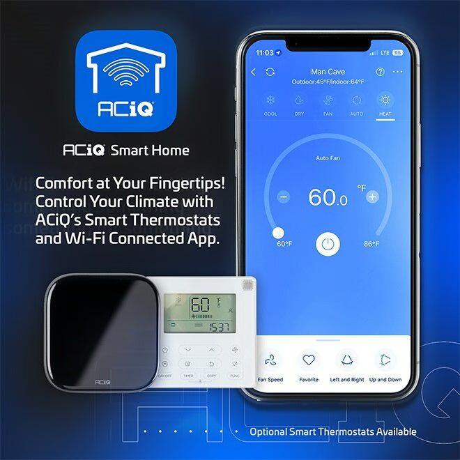 ACiQ Extreme+ Series 5 Ton 17.5 SEER2 High Efficiency Heat Pump Split System - R454B Inverter - Multi-Positional - ACiQ-60-HPD / ACiQ-60-PAH  Mini Split Systems Direct