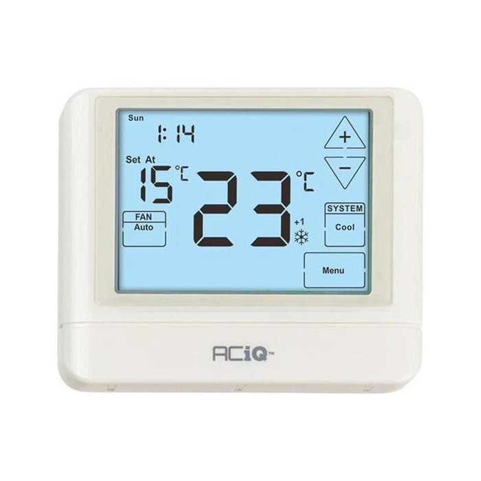 ACiQ WiFi Programmable 3H/2C Heat Pump 2H/2C Conventional Touchscreen Thermostat - STN855W  Mini Split Systems Direct