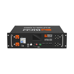 Rich Solar ALPHA 5 PRO | 51.2V 100Ah LiFePO4 Battery | Premium 48V Server Rack Lithium Battery for Residential, Commercial, RVs, Off-Grid | 7,000 Lifetime Cycles | 10 Year Warranty | UL1973, UL9540A Certified