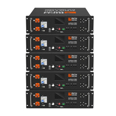 Rich Solar ALPHA 5 PRO | 51.2V 100Ah LiFePO4 Battery | Premium 48V Server Rack Lithium Battery for Residential, Commercial, RVs, Off-Grid | 7,000 Lifetime Cycles | 10 Year Warranty | UL1973, UL9540A Certified