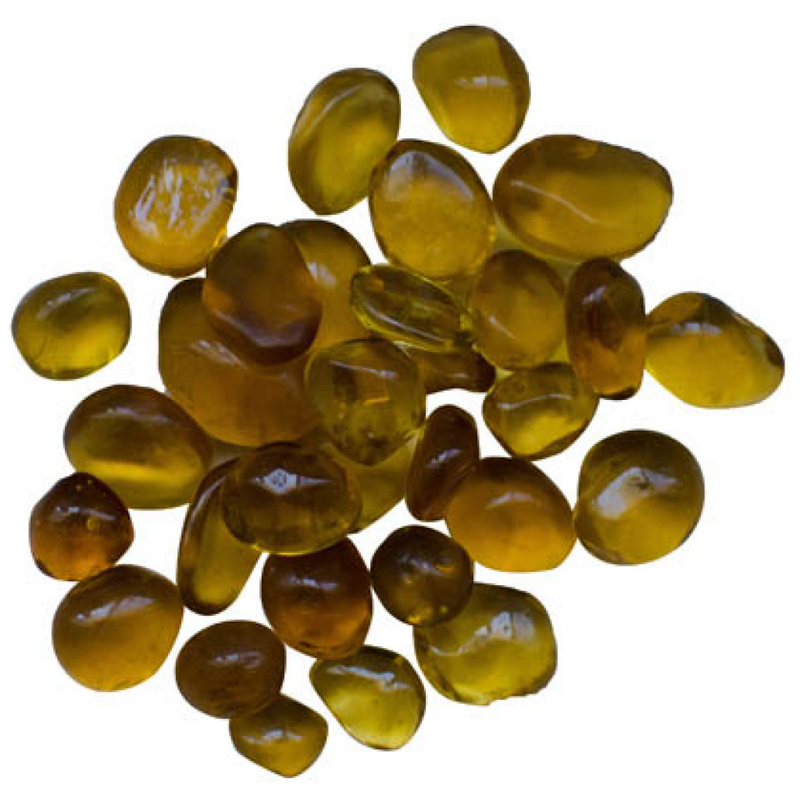 Amantii / Sierra Flame Fire Glass Media – “Amber” Small Bead – AMSF-GLASS-09