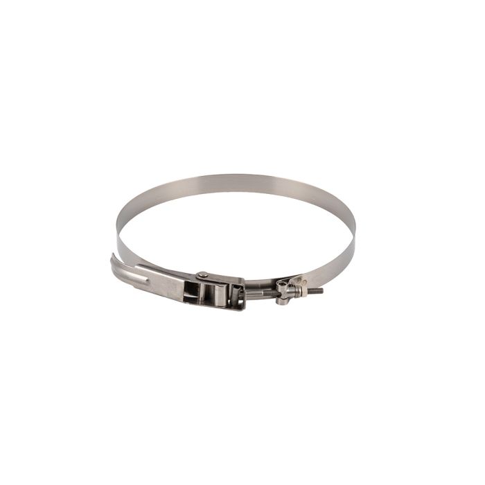 Abatement Technologies® H2350-10 Stainless Steel 10" Locking Clamp for Flex Duct Attachment - H2350-10  Mini Split Systems Direct