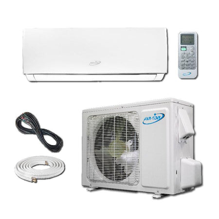 Air-Con Serene Series 12000 BTU 16 SEER Mini Split Air Conditioner 15ft Lineset & Wiring - ASRCI/EM4H4S12-ASRCI/EM4H4S13  Mini Split Systems Direct