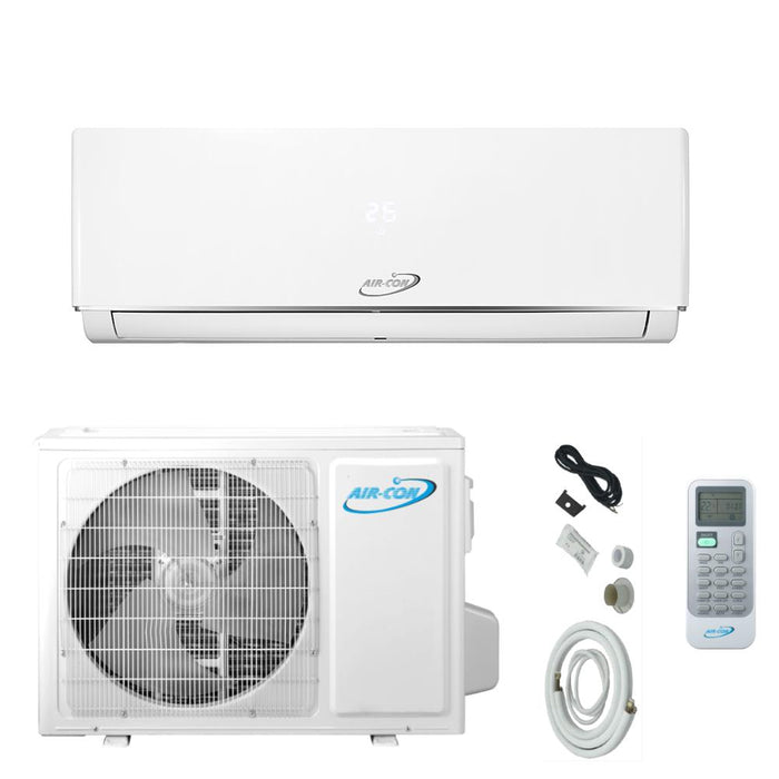 Air-Con Serene Series 24000 BTU 18 SEER Mini Split Air Conditioner 15ft Lineset & Wiring - ASRCI/EM4H4S24  Mini Split Systems Direct