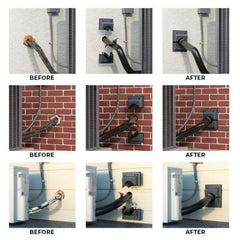 Airex Titan Outlet Retrofit 3/4" Wall Penetration & Line Set Gasket/Seal System (2-3/8" Sleeve Diameter) - TRS-575-G  Mini Split Systems Direct