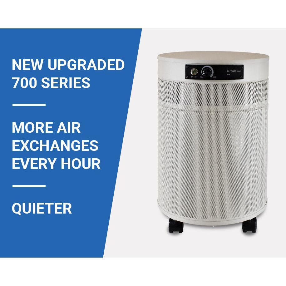 Airpura C700 DLX - Chemicals and Gas Abatement Plus Air Purifier - C700-DLX-BLACK-C700-DLX-WHITE-C700-DLX-CREAM  Mini Split Systems Direct