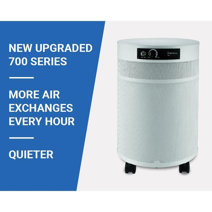 Airpura F700 DLX - Extra Formaldehyde, VOCs and Particle Abatement Air Purifier - F700-DLX-Black-F700-DLX-White-F700-DLX-Cream  Mini Split Systems Direct