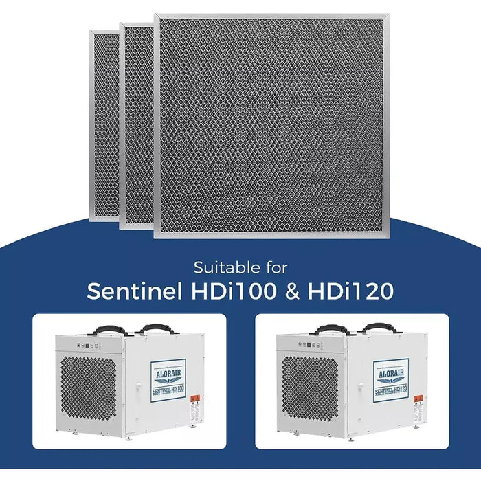 AlorAir 3-Pack MERV-1 Filter for Whole House Dehumidifier Sentinel HDi100, HDi120 - AA-HDI-FILTER3  Mini Split Systems Direct