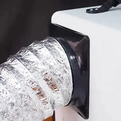 AlorAir Aluminum Foil Outlet Duct With a Diameter of 6 Inches and 11.5 Feet Long for HD55/HD90/HDi90 - HD90-OD-HDi90-OD-HD55-OD  Mini Split Systems Direct