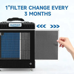 AlorAir MERV-1 Air Filter for Basement Dehumidifiers Sentinel HD90/HDi90 Series Furnace Filters 3 Pack (12.6 × 10.1 × 0.4 in) - AA-HD90F-FILTERS  Mini Split Systems Direct