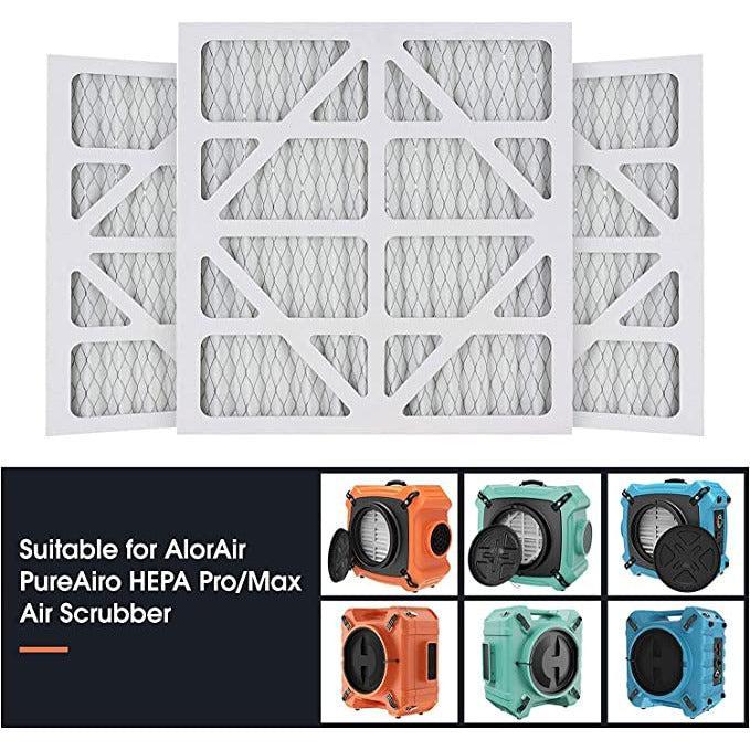 AlorAir MERV-10 Filter Replacement Set for PureAiro HEPA Pro/Max Air Scrubber (Pack of 5) - AA-PHMA-FILTER  Mini Split Systems Direct