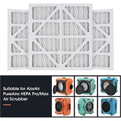 AlorAir MERV-10 Filter Replacement Set for PureAiro HEPA Pro/Max Air Scrubber (Pack of 5) - AA-PHMA-FILTER  Mini Split Systems Direct