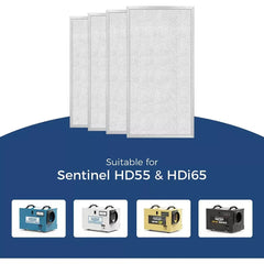 AlorAir MERV-8 Filter for Basement Dehumidifiers Sentinel HD55, Sentinel HDi65 (pack of 4)