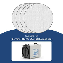 AlorAir MERV-8 Filter for Dehumidifiers Duct-able HDi90 (pack of 2)